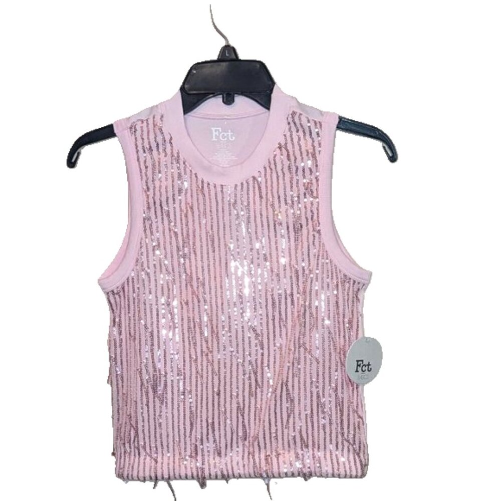 Fct with the Basics pink sleveless shirt